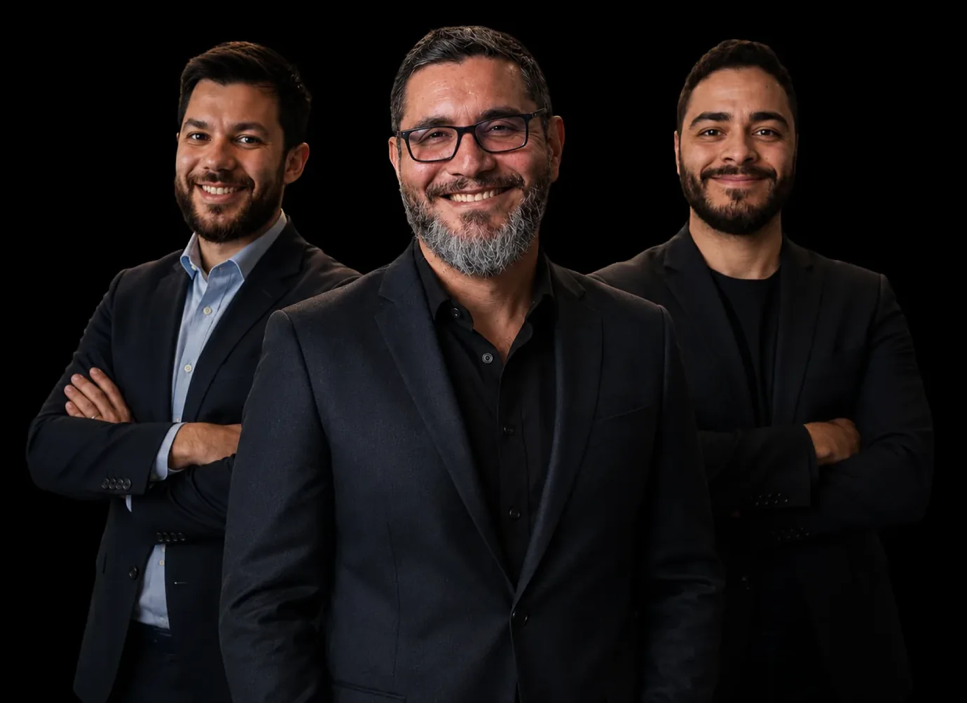 Os 3 fundadores do AgroPartners Hub